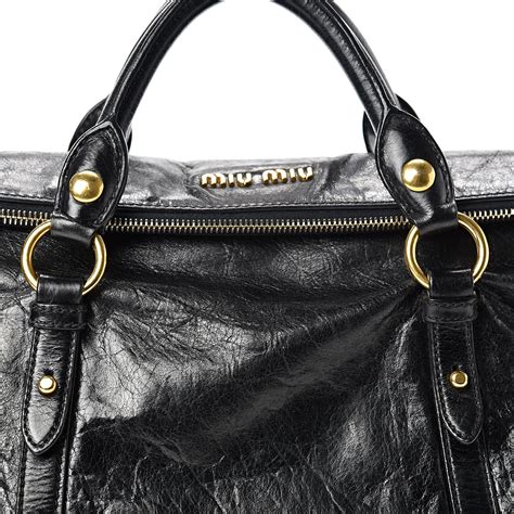 miu miu vitello bow satchel|Miu Miu Vitello Lux Bow Satchel .